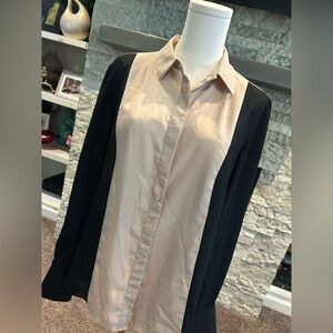 Anne Klein Elegant Beige Blouse